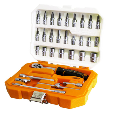 Coffret de serrage 1/4" 32 pièces