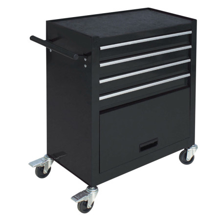 Servante 4 tiroirs +grand coffre noir