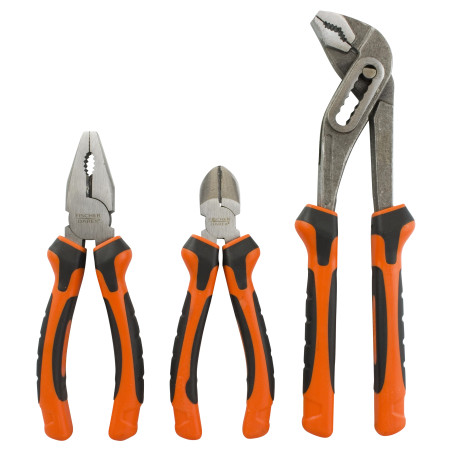 Jeu de 3 pinces DE 3 PINCES (160 MM +180 MM + 240MM)