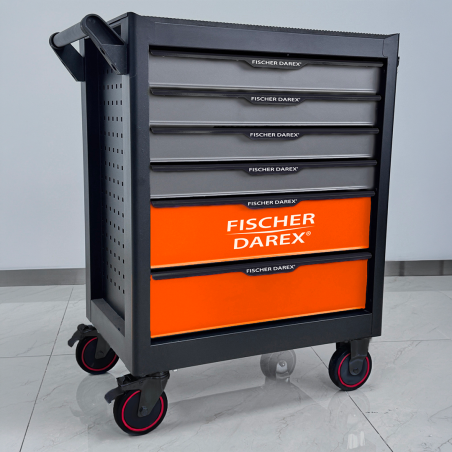 Servante d'atelier plateau acier 6 tiroirs Fischer Darex