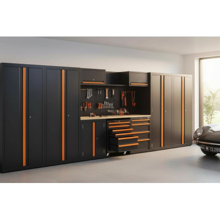 MOBILIER DE GARAGE FSC 100% +3 ARMOIRES 1 SERVANTE