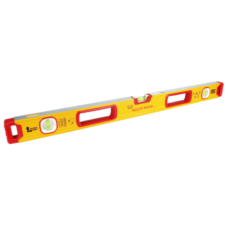 Niveau Plaquiste Magnétique 80 cm – 3 Fioles Acurate