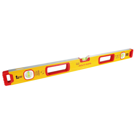 Niveau Plaquiste Magnétique 80 cm – 3 Fioles Acurate