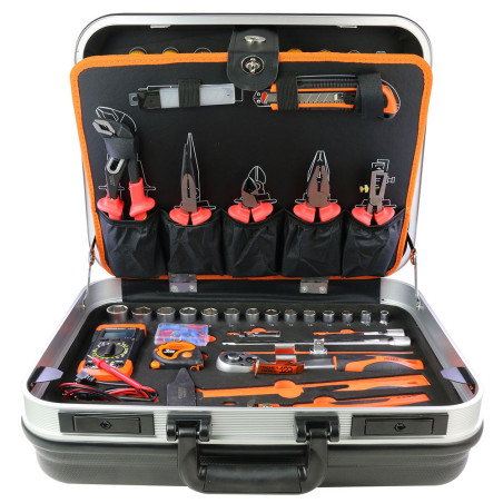 Sac à outils nylon et 36 outils, 814502, FISCHER-DAREX