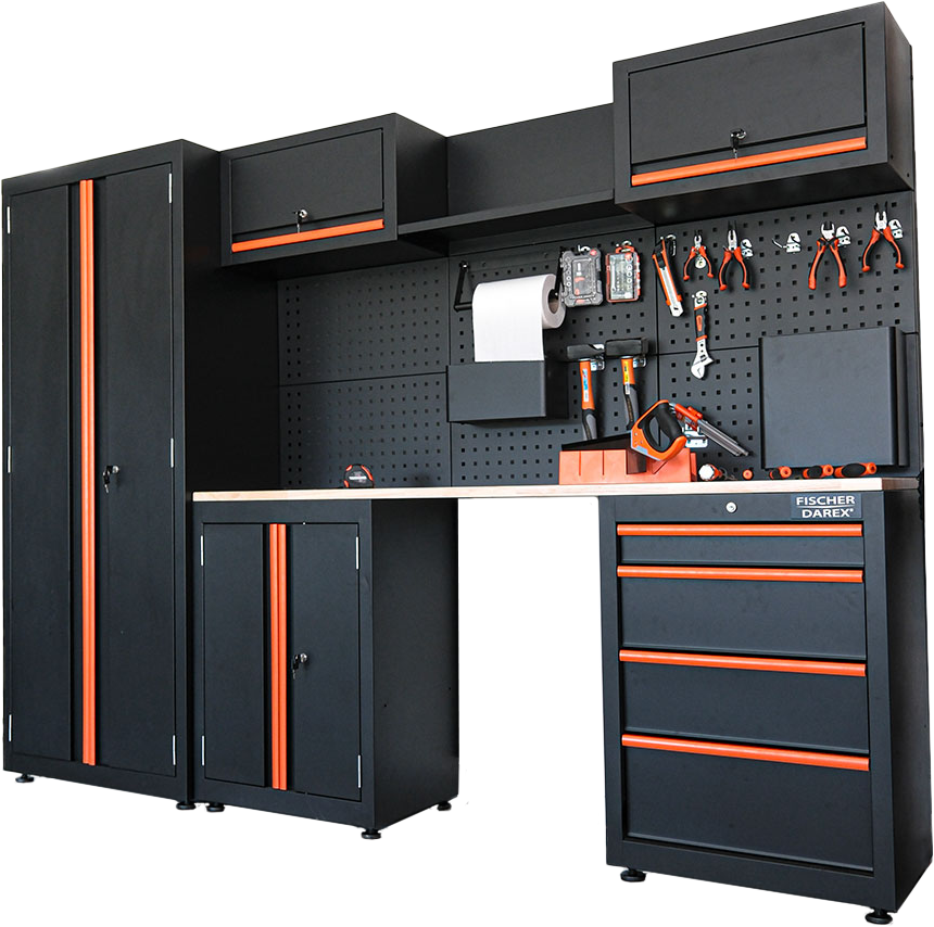 Mobilier de rangement pour atelier et garage Fischer Darex